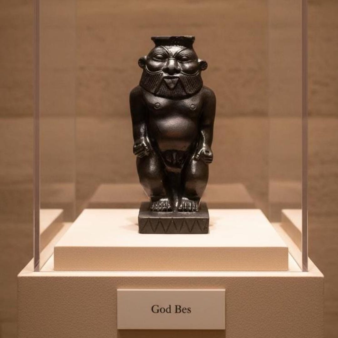 Ancient Egyptian God Bes Statue: Protector of Households, Rare ...