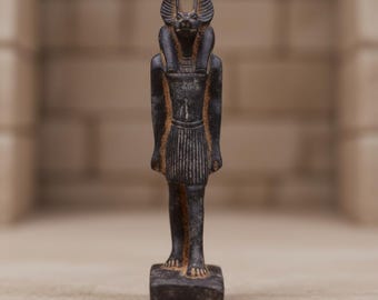 Ancient Egyptian Anubis Statue Sacred Guardian of Afterlife Rare Pharaonic Antiquities