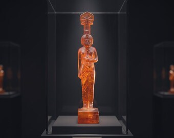 Ancient Egyptian Seshat Statue Goddess of Writing and Wisdom Rare Pharaonic Antiquities