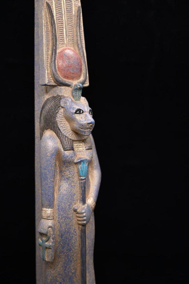 Ancient Egyptian Sekhmet Statue Lioness Goddess of Divine Wrath Rare ...
