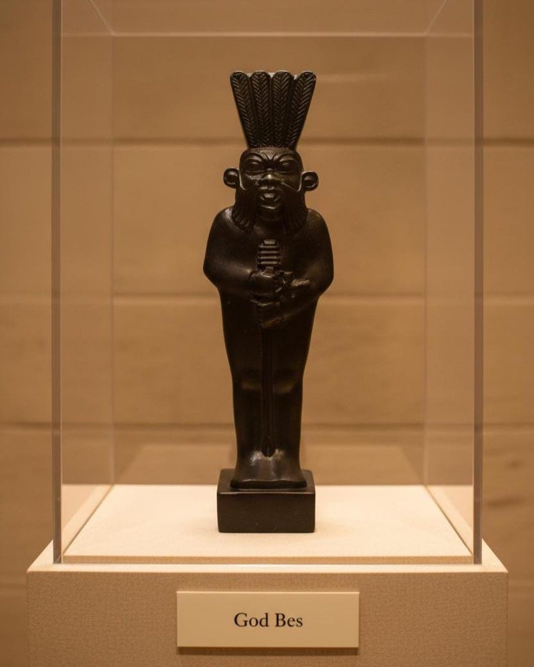 Ancient Egyptian God Bes Statue: Protector of Households, Rare ...
