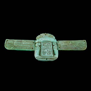 Scarab Egyptian Statue - Ancient Egyptian Antiquities - Rare Antique Stone Pharaonic Statue - B.C. Collectible Egyptian Antiques