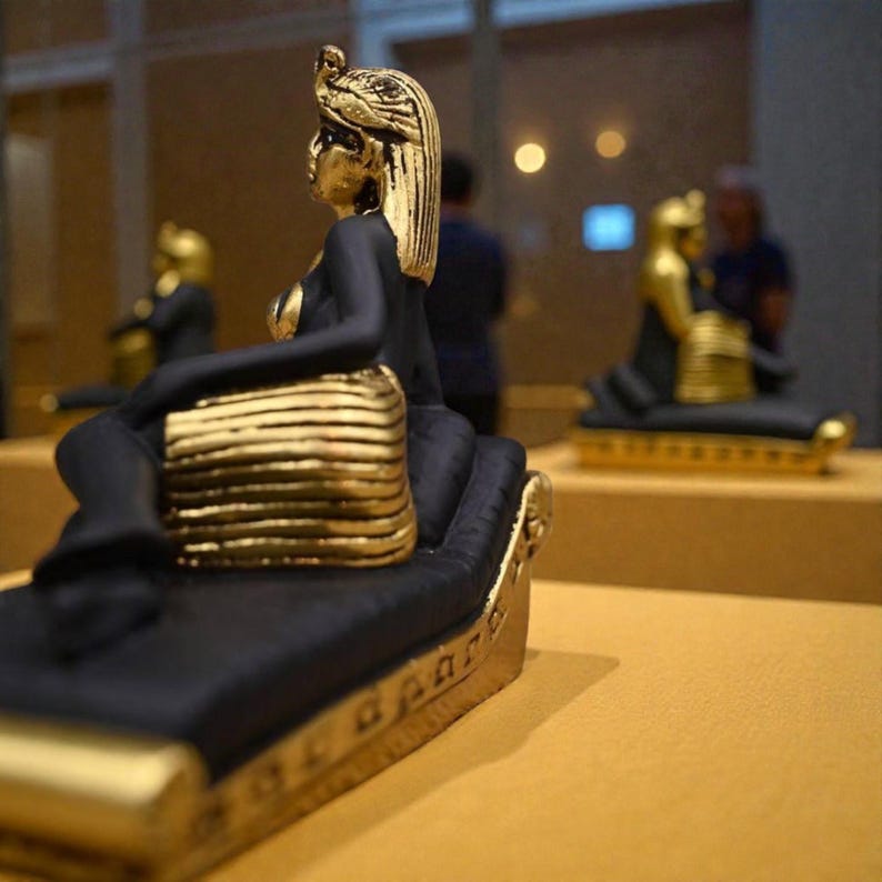 Cleopatra Ruler Ancient Egyptian Queen Cleopatra Statue Legendary Ruler of Egypt Rare ...