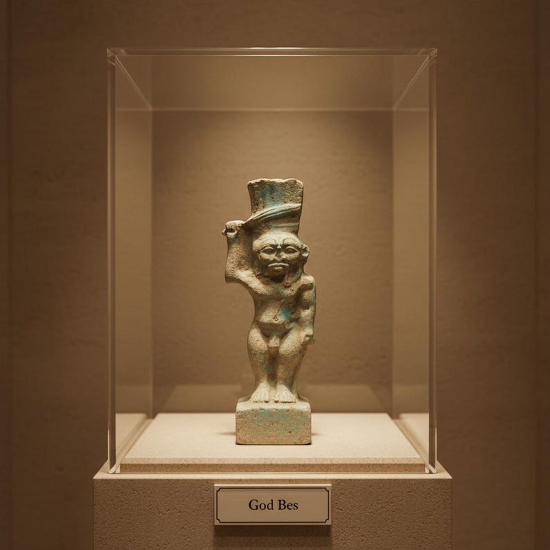 Ancient Egyptian God Bes Statue: Protector of Households, Rare ...