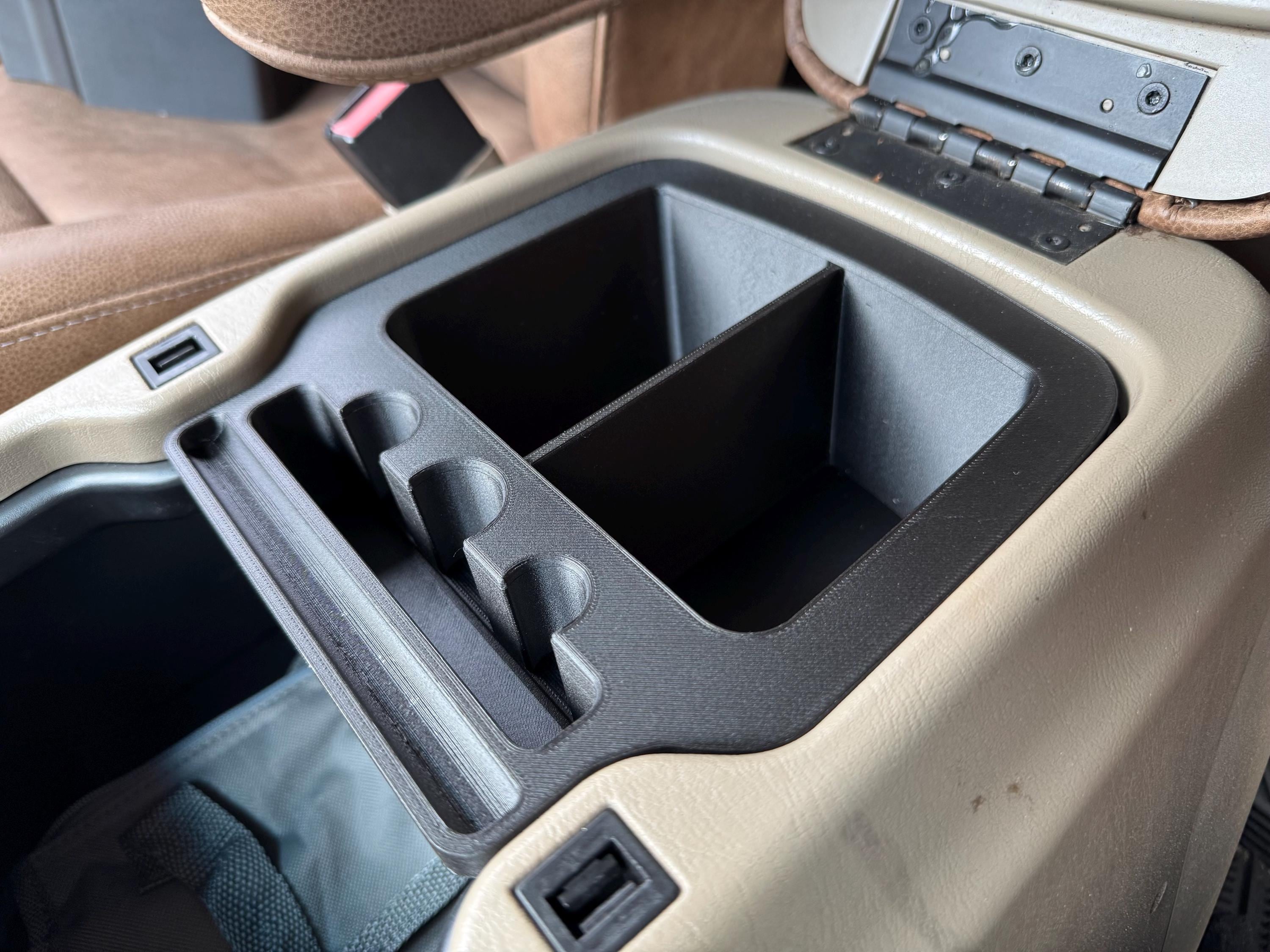 99-07 Super Duty and Excursion Center Console Organizer V2 - Etsy
