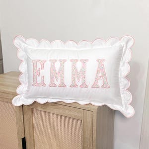 Scallop Edge Personalized Pillowcase