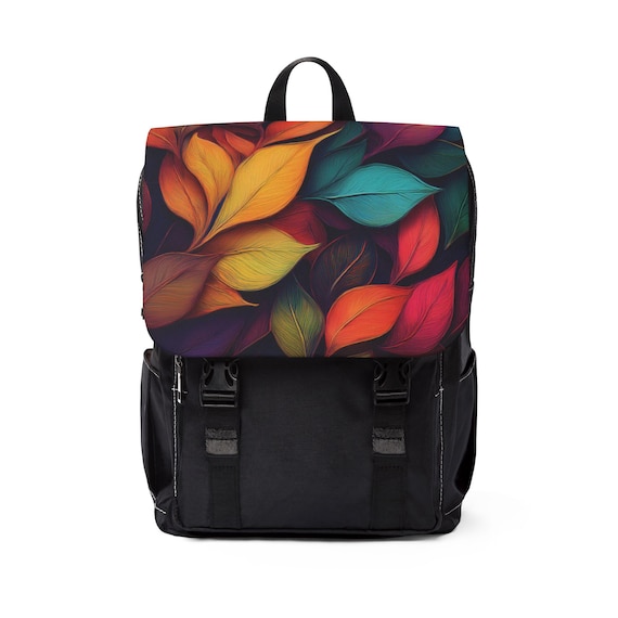 Nature Inspired Shoulder Backpack: Lightweight Oxford Fabric Daypack