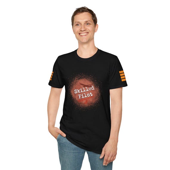 Skilled Pilot Unisex T-Shirt: Aviation Enthusiast Gift