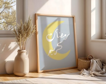 Modern Ramadan Wall Art | Arabic Poster, Islamic Home Decor