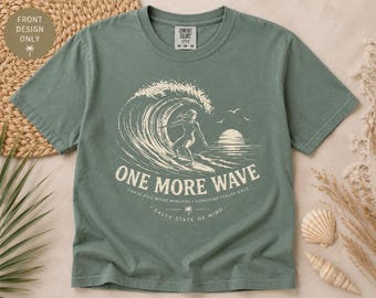 Surf Girl Minimalist Surf Girl T-Shirt | Beach Lover Tee | Coastal Ocean Wave Shirt | Summer Vacation Graphic | Aesthetic Surf Tee  Vibes