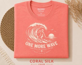 Surf Girl Minimalist Surf Girl T-Shirt | Beach Lover Tee | Coastal Ocean Wave Shirt | Summer Vacation Graphic | Aesthetic Surf Tee Vibes
