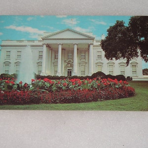 Unbenutzte Postkarte Das Weiße Haus Washington DC Präsident Postkarte