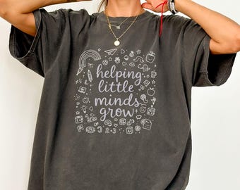 Teacher Comfort Colors Shirt New Teacher Shirt Cute New Teacher Gift Kindergarten Teacher Team Tshirt Preschool Teacher Shirt Teacher Tee
