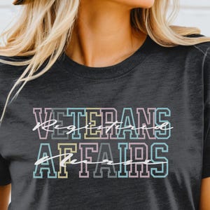 VA Nurse T-Shirt; Patriotic Veterans' Affairs Shirt; Lincoln's Promise; American Flag Shirt; Gift for VA Nurses; Veterans Day Nurse Shirt