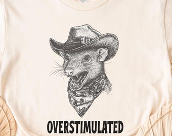 Funny Opossum Shirt, Possum Lover Gift, Angry Possum Shirt, Opossum Tee, Opossum Lover; Funny Women's Tee, Cute possum, Sarcastic Shirt