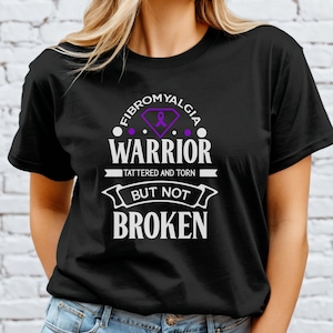 Fibromyalgia Warrior Unisex Shirt; Hidden Disability; fatigue survivor; chronic pain top; fibro warrior shirt; fibromyalgia gift; awareness