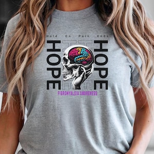 Fibromyalgia Hope Unisex Shirt; Hidden Disability; fatigue survivor; chronic pain top; fibro warrior shirt; fibromyalgia gift; awareness