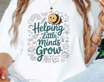 Teacher Comfort Colors Shirt New Teacher Shirt Cute New Teacher Gift Kindergarten Teacher Team Tshirt Preschool Teacher Shirt Teacher Tee