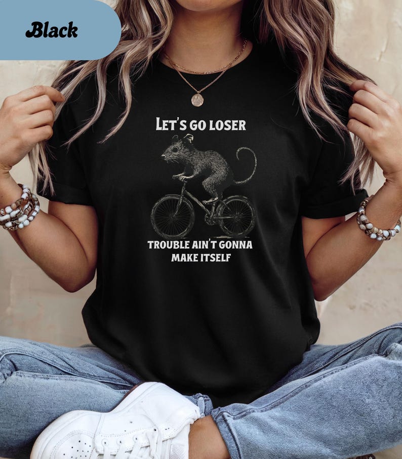 Funny Rat Shirt; I Love Rats; Rat Shirt; Rat King Shirt; Rat T Shirt; Funny Gift For Rat Lovers; Rat Mom T-Shirt; Women Apparel Tee For Her image 8