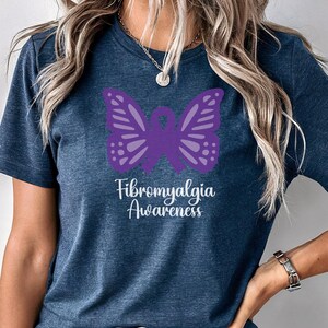 Fibromyalgia Awareness Unisex T-Shirt; Hidden Disability; fatigue survivor; chronic pain top; fibro warrior shirt; fibromyalgia gift
