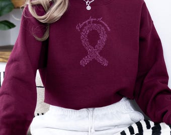 Fibromyalgia Awareness Ribbon Unisex Shirt, Sweater, & Hoodie; Hidden Disability; fatigue survivor; chronic pain top; fibromyalgia gear