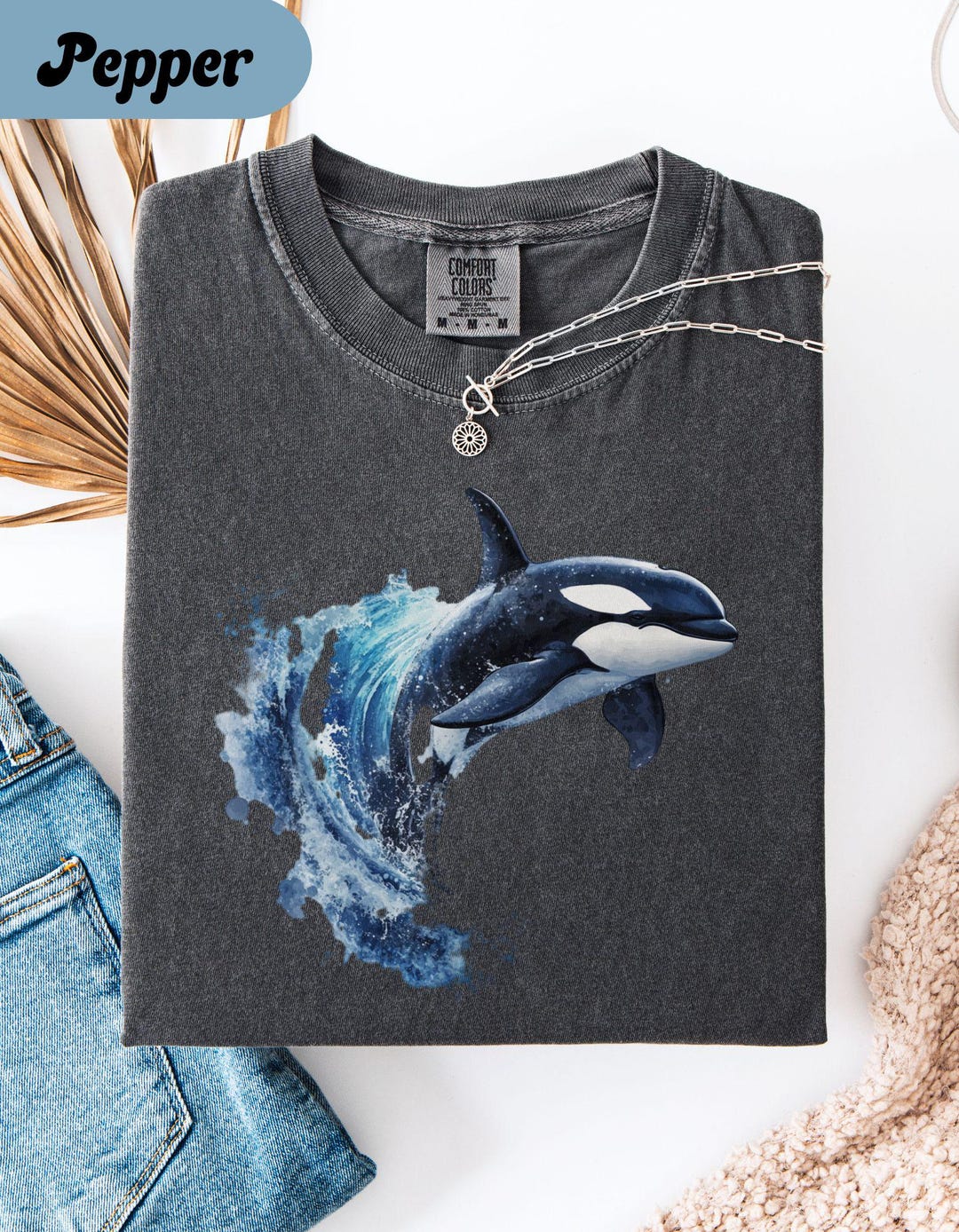 Comfort Colors Orca T-shirt; Deep Sea Shirt; Orca Shirts; Orcas Shirt ...