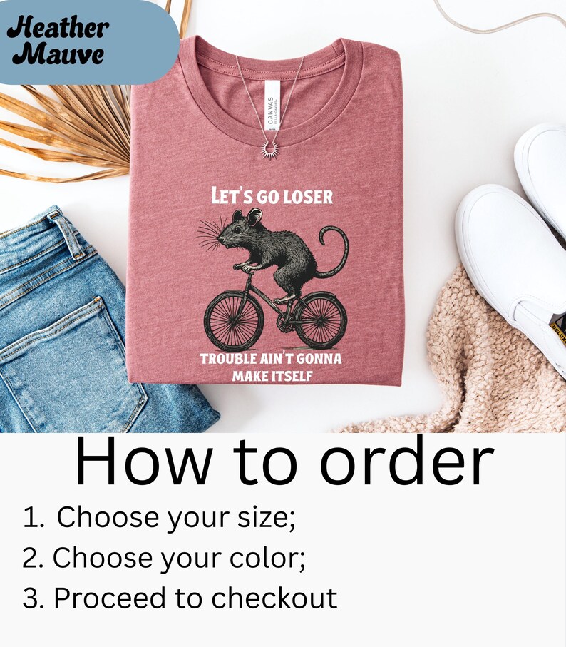 Funny Rat Shirt; I Love Rats; Rat Shirt; Rat King Shirt; Rat T Shirt; Funny Gift For Rat Lovers; Rat Mom T-Shirt; Women Apparel Tee For Her image 2