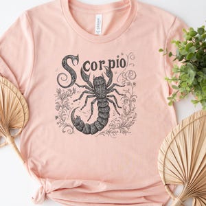 Chemise Scorpion, chemise zodiaque unisexe, chemise astrologie, cadeau pour Scorpion, chemise horoscopes, chemise fille Scorpion ; T-shirt signe, chemise zodiaque Scorpion