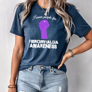 Fibromyalgia Awareness Unisex T-Shirt; Hidden Disability; fatigue survivor; chronic pain top; fibro warrior shirt; fibromyalgia gift