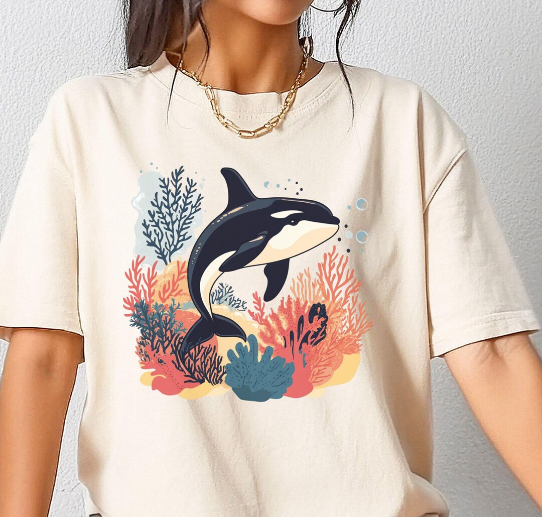 Comfort Colors Orca T-shirt; Deep Sea Shirt; Orca Shirts; Orcas Shirt ...