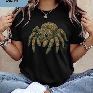 Jumping Spider Unisex T-Shirt; Jumping Spider Shirt; Spider T-Shirt; Spider Shirt; Gift for Jumping Spider Lovers; Spider Lover Shirt