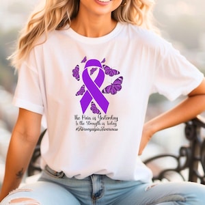 Fibromyalgia Pain of Yesterday Unisex T-Shirt; Hidden Disability; fatigue survivor; chronic pain top; fibro warrior shirt; fibromyalgia gift
