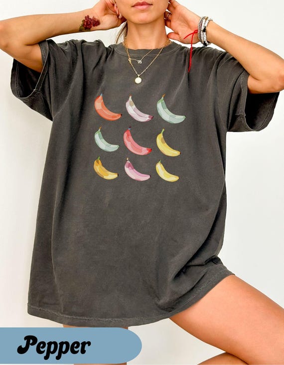 Banana T-shirt; Positive Shirt; Mental Health Shirt; Fruit Tee