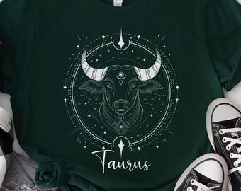 Taurus Shirt, Unisex Zodiac Shirt, Astrology Shirt, Gift for Taurus, Horoscopes Shirt, Taurus Girl Shirt; Sign Tee, Taurus Zodiac Shirt