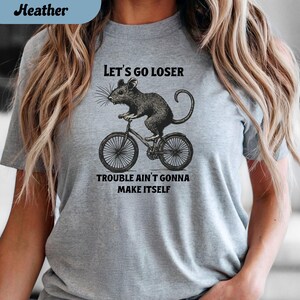 Funny Rat Shirt; I Love Rats; Rat Shirt; Rat King Shirt; Rat T Shirt; Funny Gift For Rat Lovers; Rat Mom T-Shirt; Women Apparel Tee For Her image 7