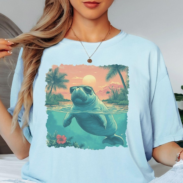 Comfort Colors Manatee Shirt; Deep sea shirt; In My Summer Era;  Meet Me at the Beach; Ocean Inspired Style; Ocean Nature Shirt; Graphic Tee