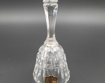 Campana de cristal de plomo Kristal Zajecar 24% Yugoslavia Vintage Coleccionable