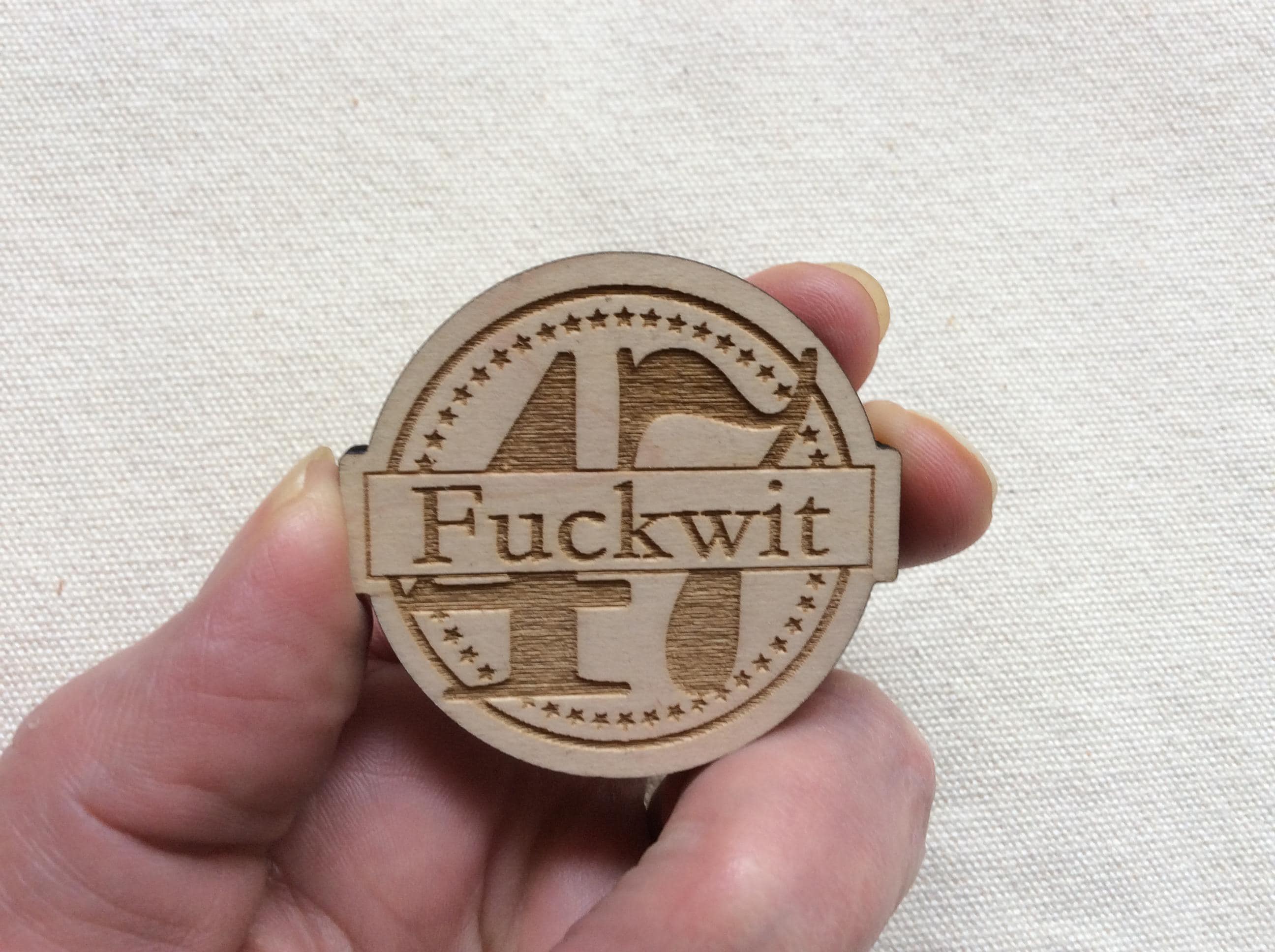 Trump Insult Coin: Double Sided Maple Wood Griftcoin Token - Etsy