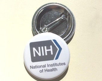 NIH Statement Button Pin - Support Biomedical Research (1.25 inch)