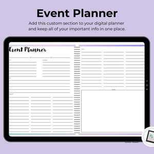 Ultimate Digital Event Planner | Party & Event Planning | Instant Download