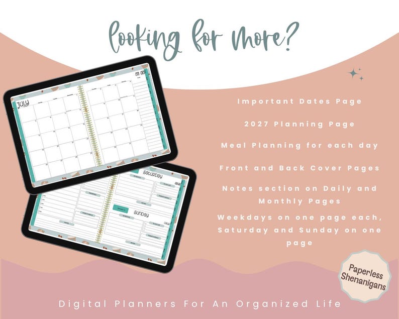 2026 Hyperlinked Digital Planner for iPad & Android Devices Coffee ...