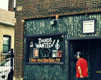 Chicago Photography Print: The Mutiny Dive Bar, Logan Square