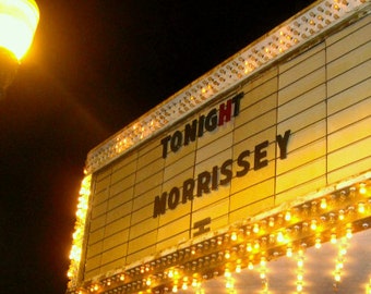 Morrissey Chicago Concert Photo Print: Congress Theatre, 2011