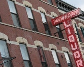 Double Door photo, Double Door Chicago, Wicker Park music, vintage Chicago, liquors, Milwaukee Ave, Chicago Art, Chicago Music, photography
