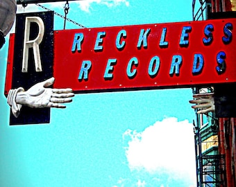 Reckless Records Chicago Photo: Wicker Park Record Store Art Print