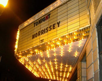 Morrissey Chicago concert photo print: Congress Theatre, 2011