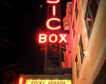 The Rocky Horror Picture Show | Music Box Theatre Chicago Photo: vintage neon sign art print