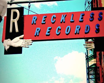 Reckless Records Chicago Photo: Wicker Park Record Store Art Print
