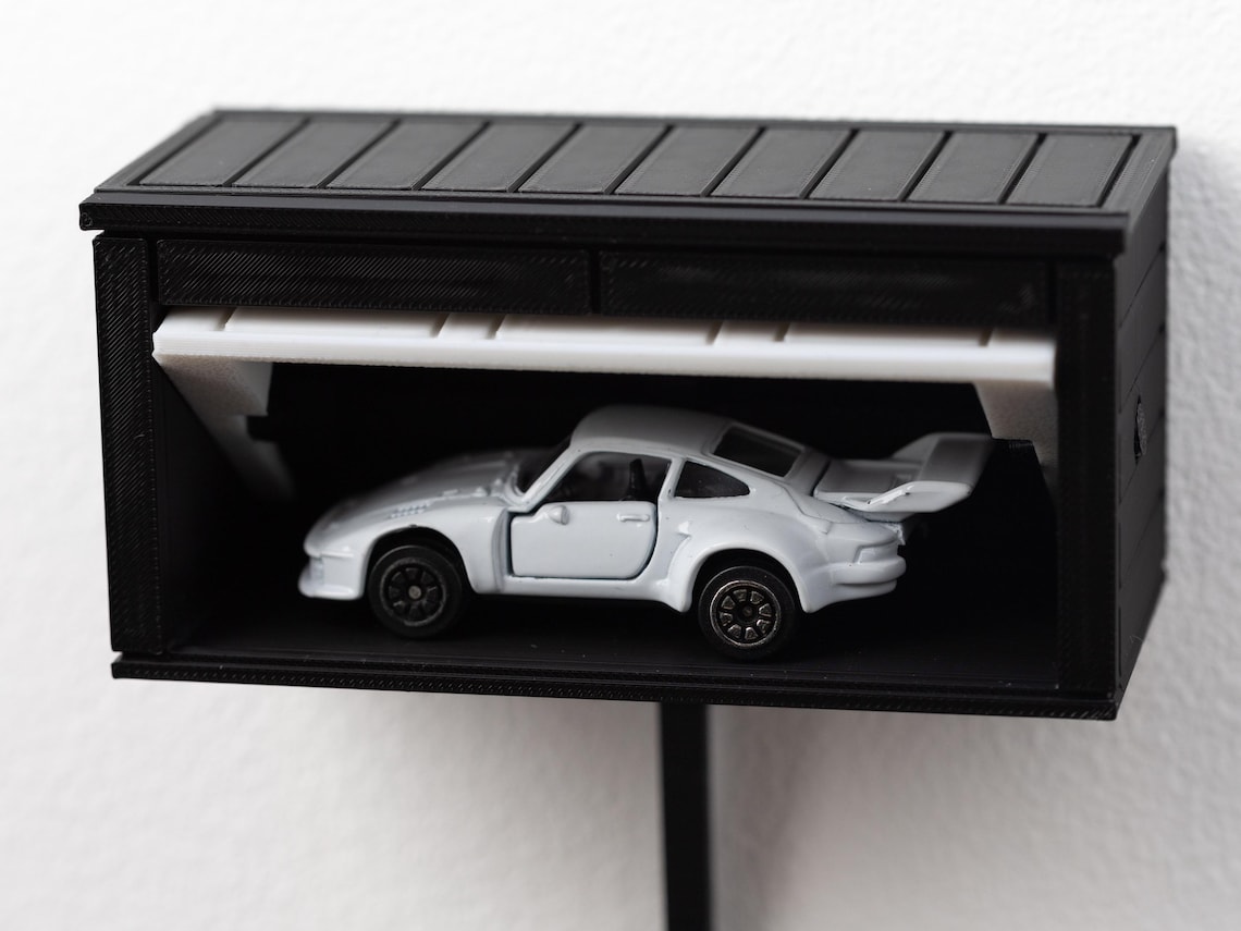3d Printed Hot Wheels Garage Key Holder Interactive Car Display Etsy