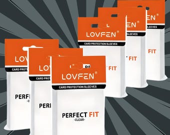 LovFen Fit Card Sleeves | 100 Count TCG Protection